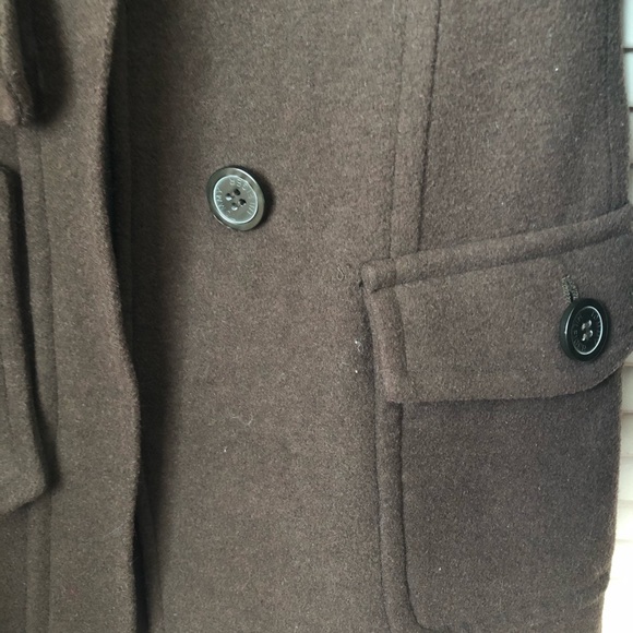 Tommy Hilfiger Two Button Dark Brown Coat, XS - Picture 3 of 5